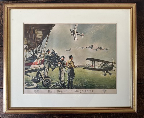 1930 german luftwaffe poster - 1930,
